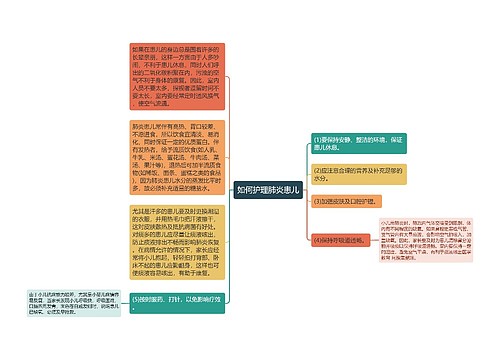 如何护理肺炎患儿