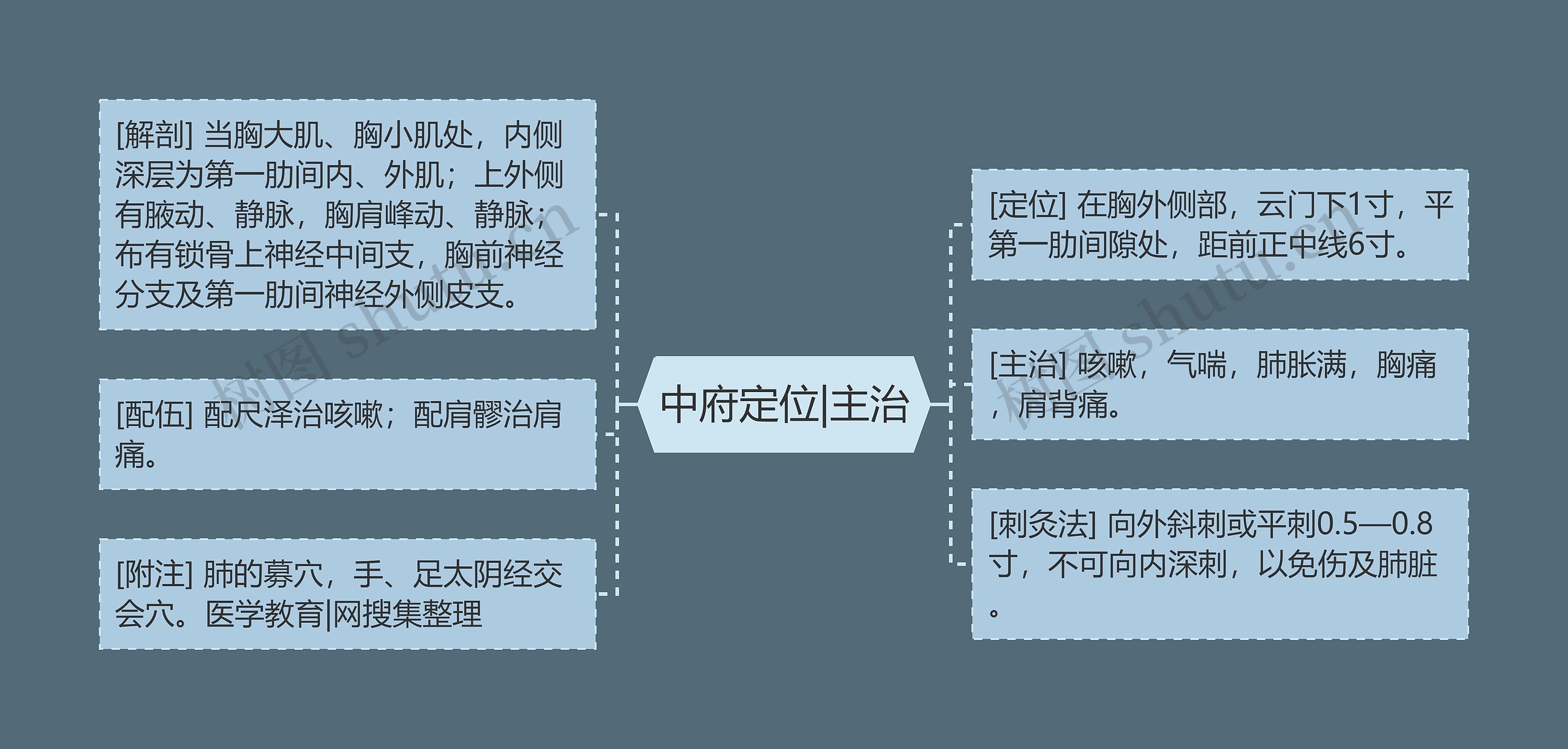 中府定位|主治