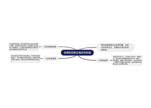 伤寒的诊断及确诊的依据