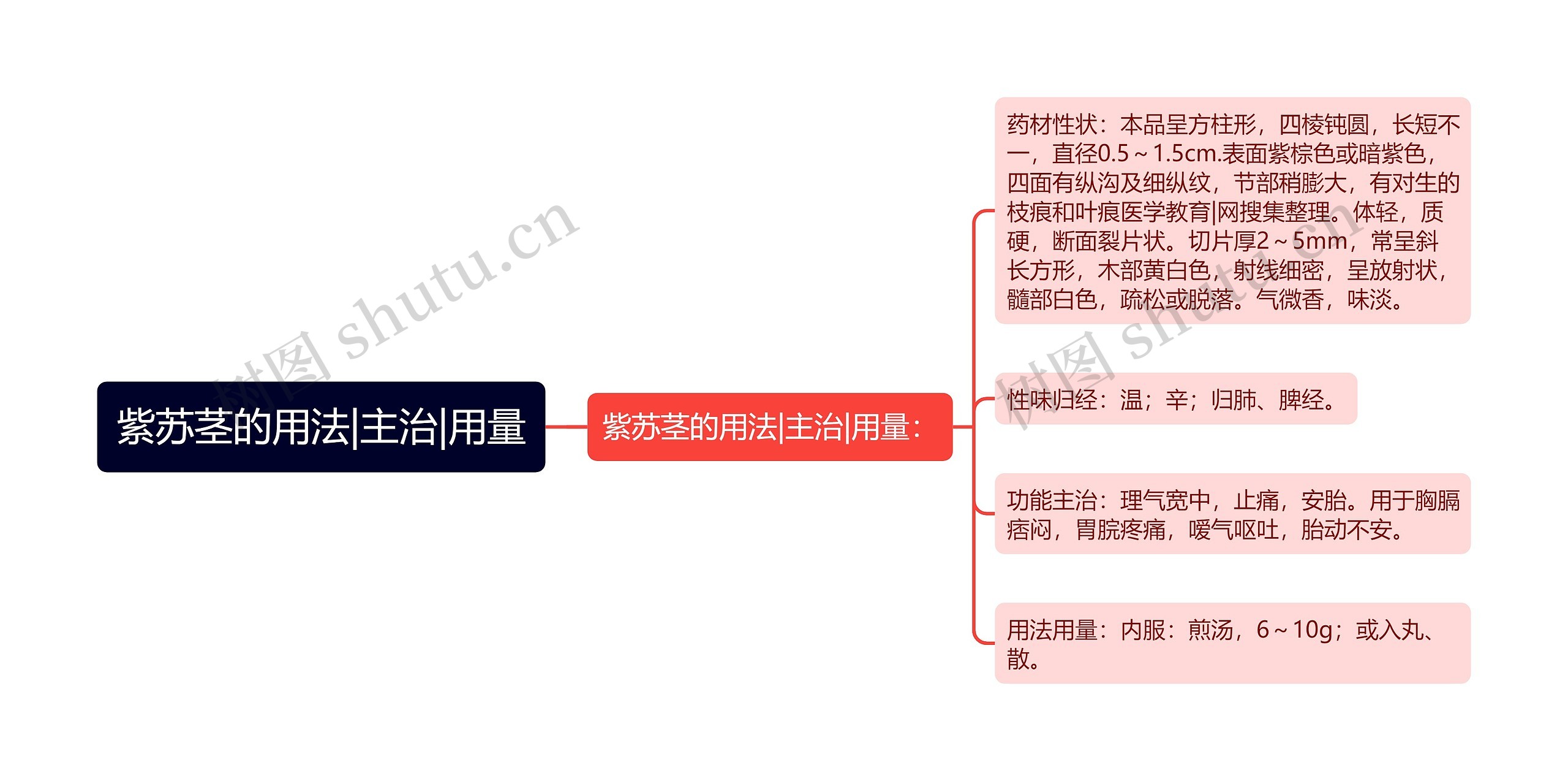 紫苏茎的用法|主治|用量