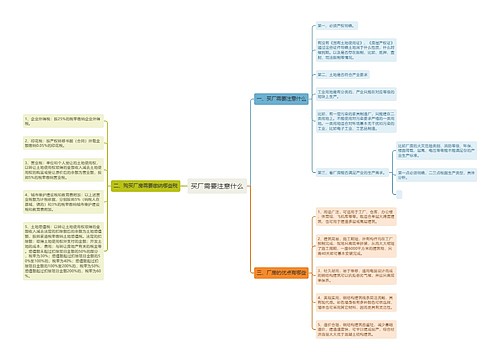 买厂需要注意什么