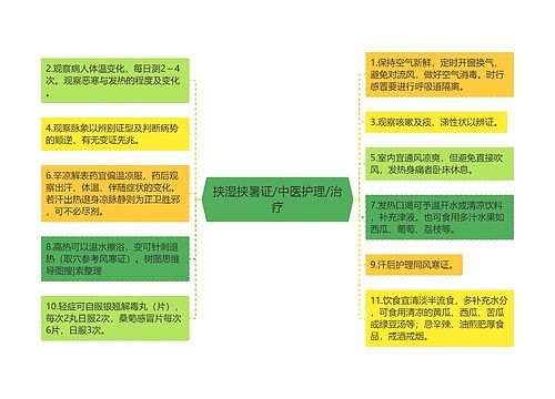 挟湿挟暑证/中医护理/治疗