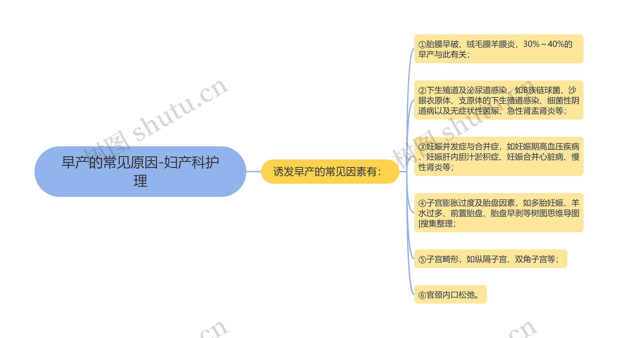 早产的常见原因-妇产科护理