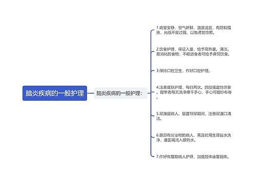 脑炎疾病的一般护理