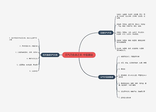 元气乃生命之本-中医基础