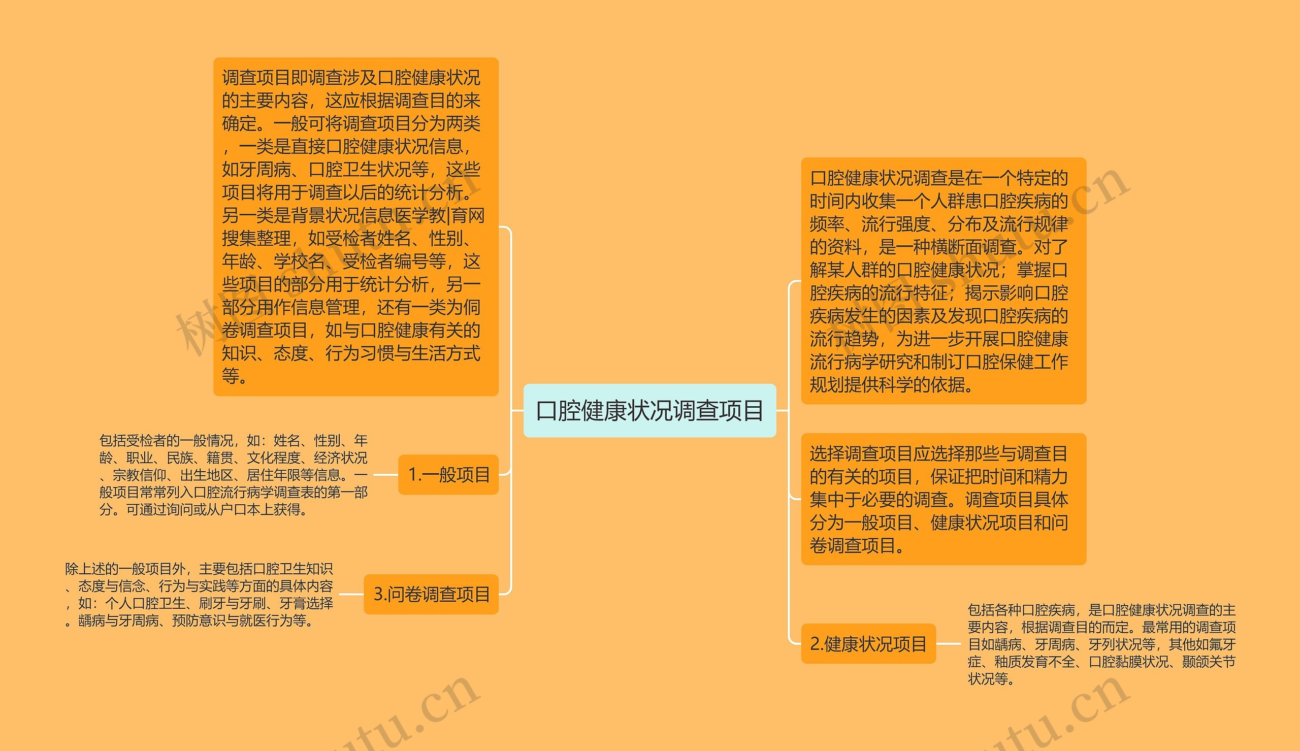 口腔健康状况调查项目 口腔健康状况调查项目