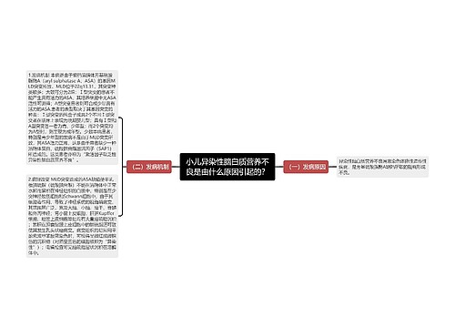 小儿异染性脑白质营养不良是由什么原因引起的？