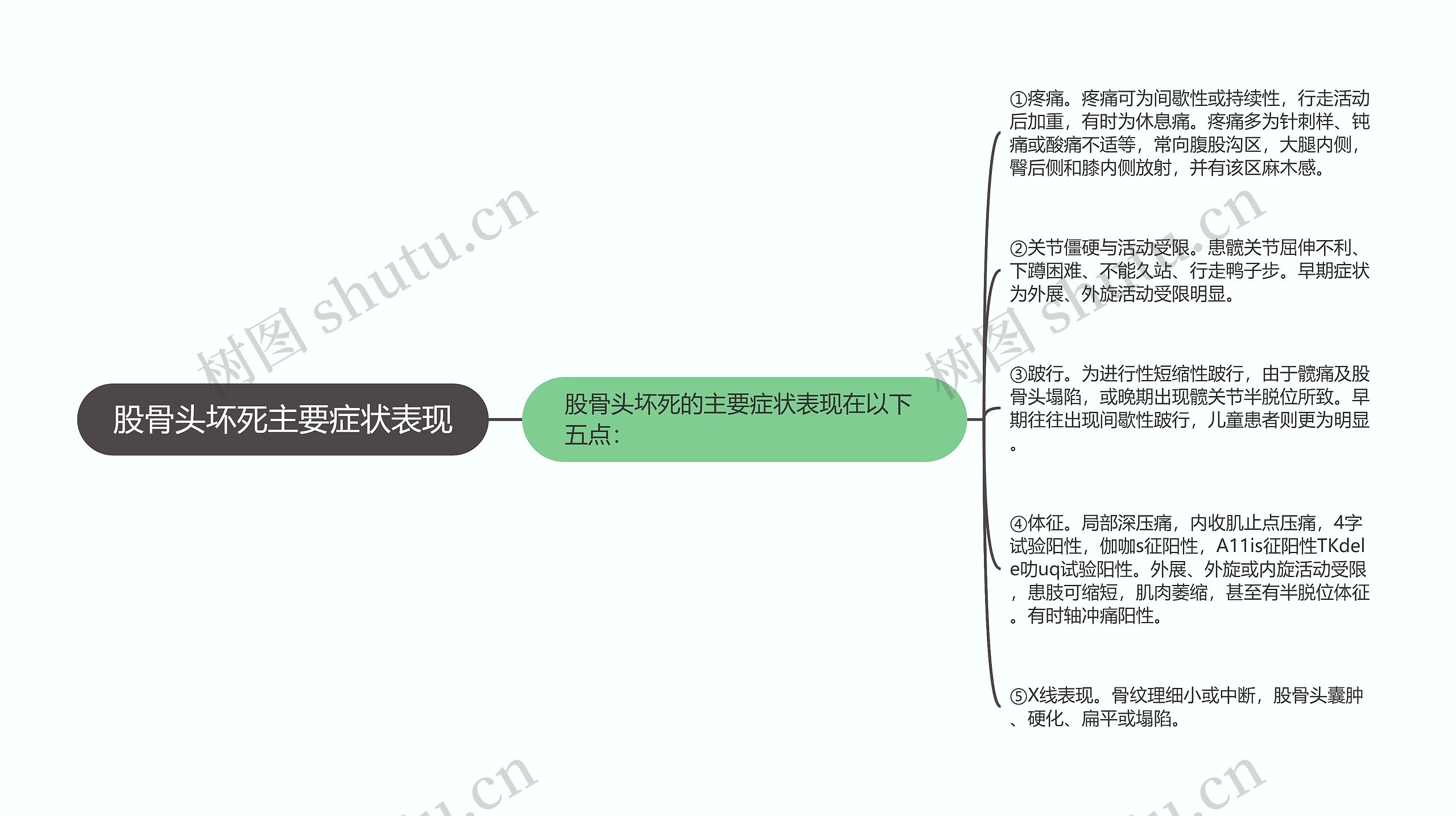 股骨头坏死主要症状表现 股骨头坏死主要症状表现