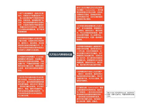 先天性白内障辅助检查