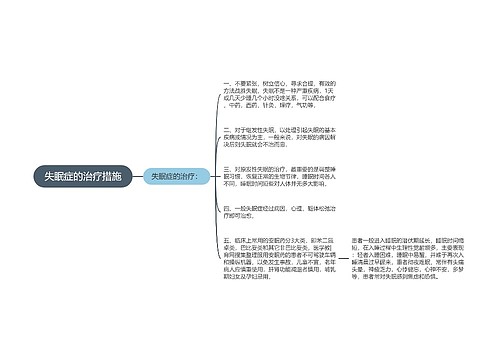 失眠症的治疗措施