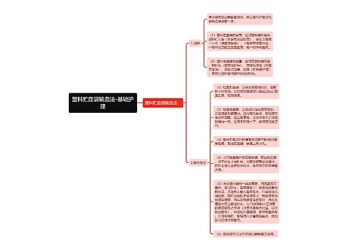 塑料贮血袋输血法-基础护理