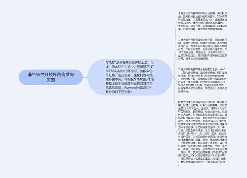 非结核性分枝杆菌病发病原因