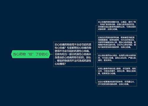 当心药物“绞”了你的心
