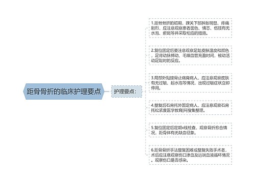 距骨骨折的临床护理要点
