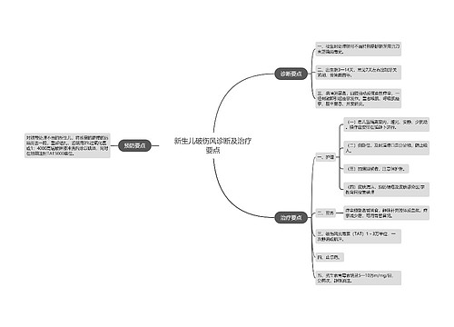 新生儿破伤风诊断及治疗要点