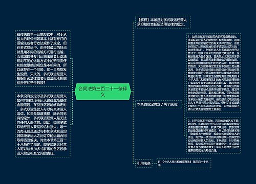 合同法第三百二十一条释义