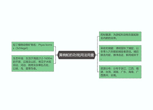 黄梢蛇的功效|用法用量