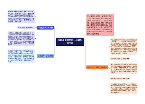 应该像爱奢侈品一样爱你的牙齿