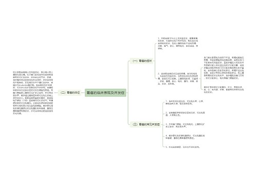 胃癌的临床表现及并发症