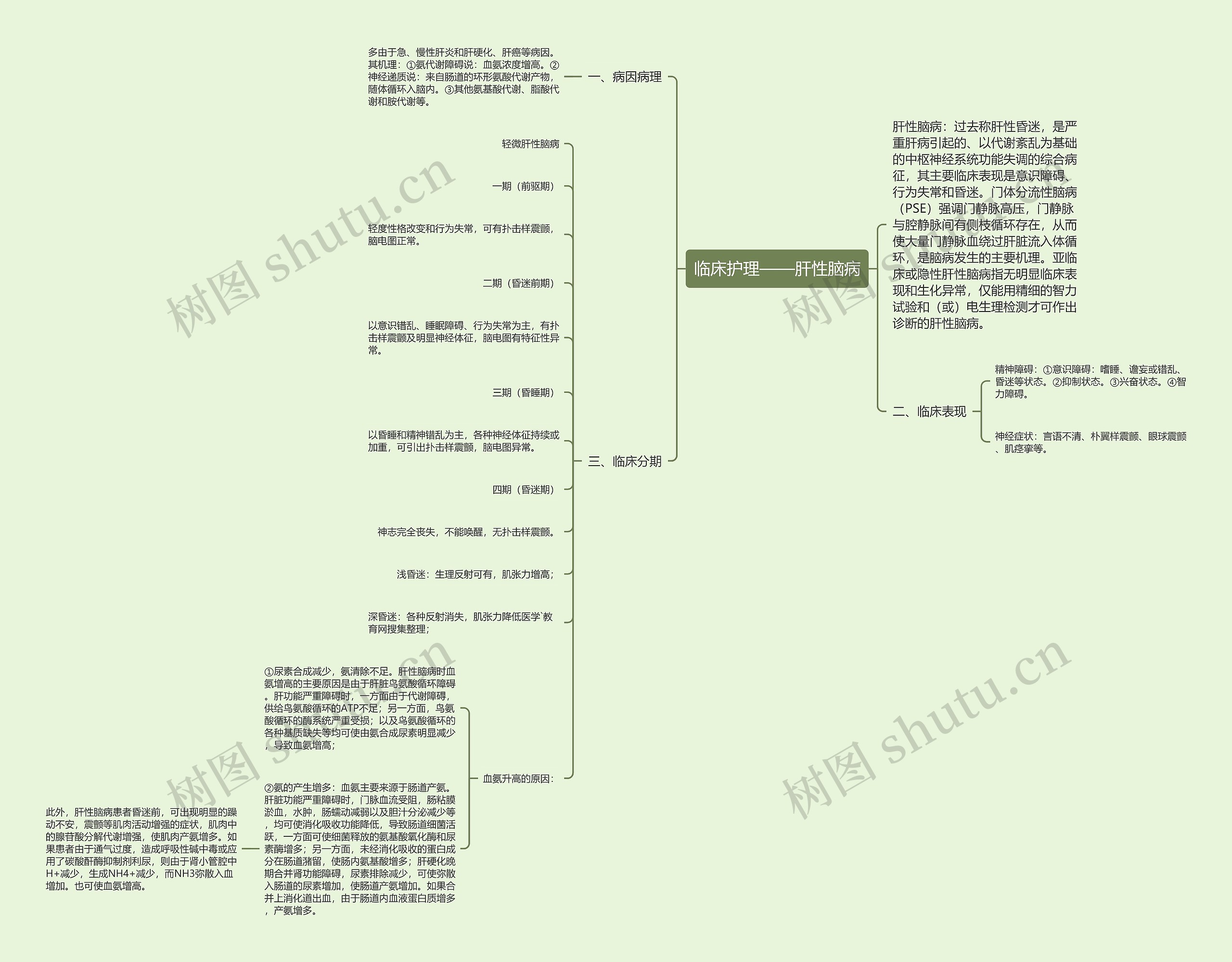 临床护理——肝性脑病 临床护理——肝性脑病