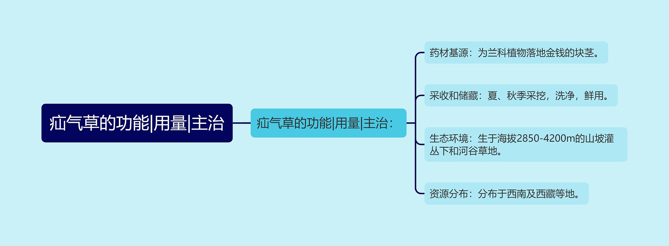 疝气草的功能|用量|主治思维导图