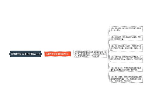 风湿性关节炎的预防方法