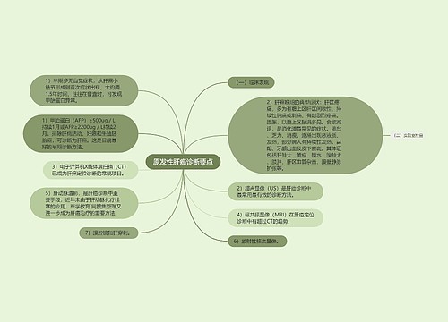 原发性肝癌诊断要点