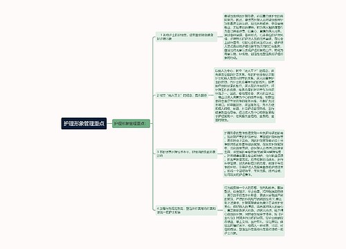 护理形象管理重点