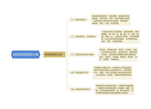 创伤和战伤的分类