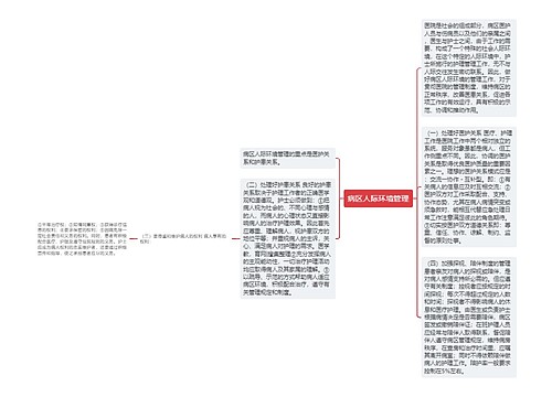 病区人际环境管理