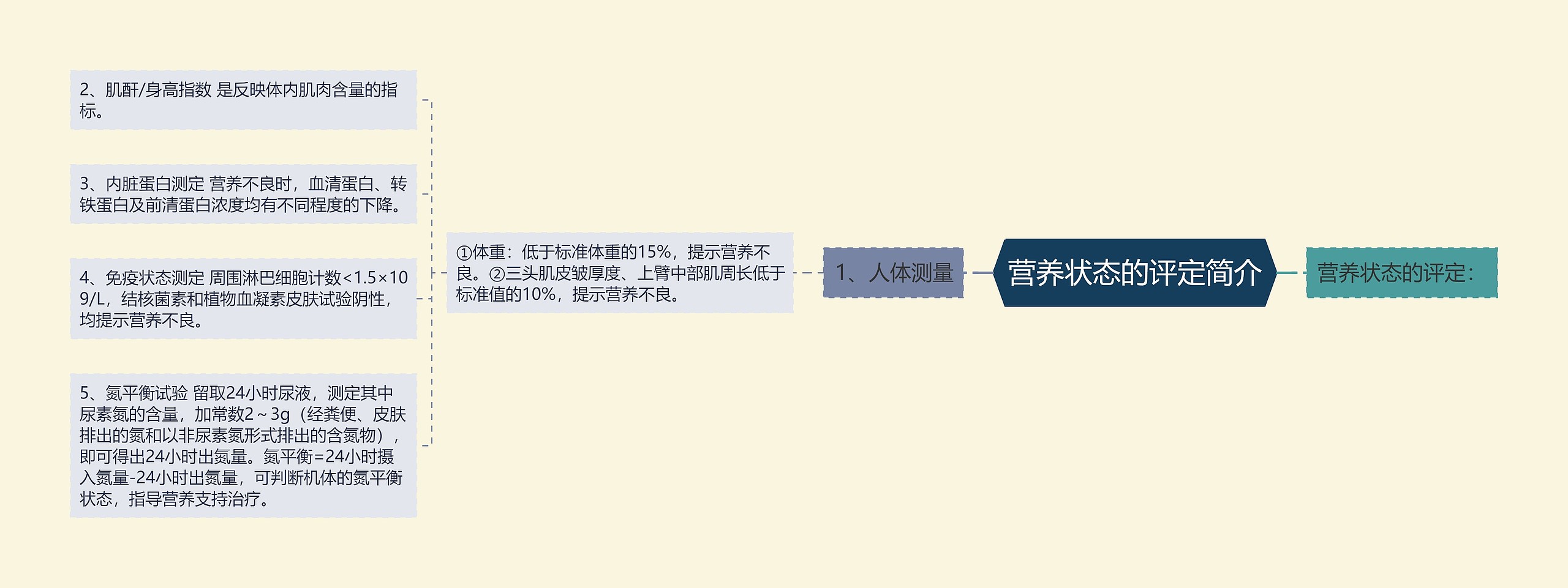 营养状态的评定简介 营养状态的评定简介