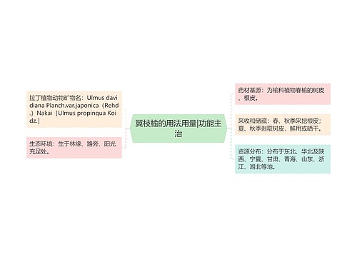 翼枝榆的用法用量|功能主治