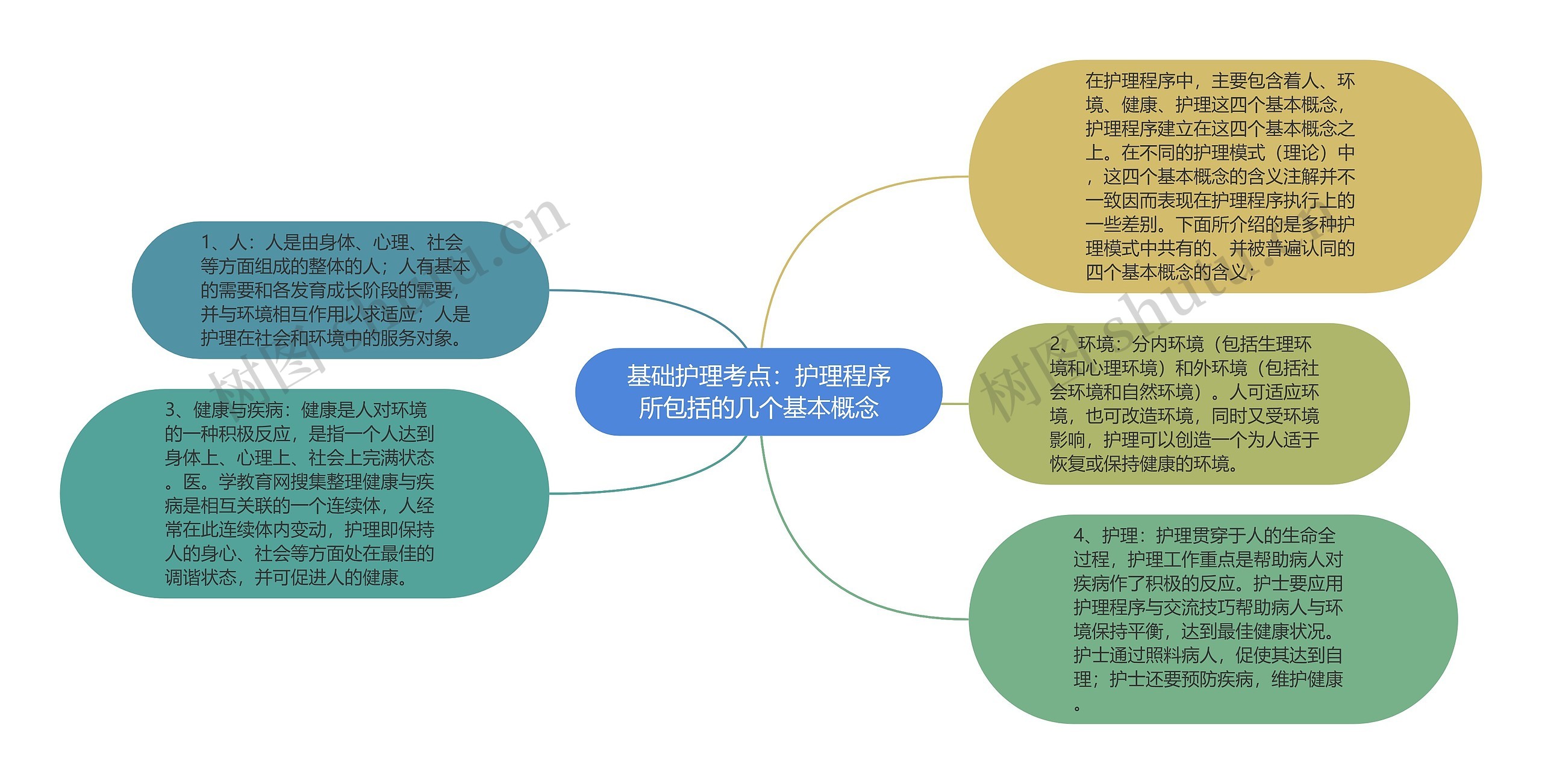 基础护理考点：护理程序所包括的几个基本概念