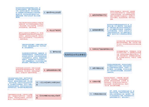 购房网签合同注意事项