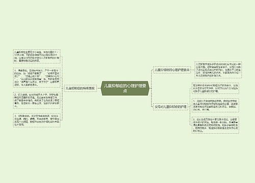 儿童抑郁症的心理护理要点