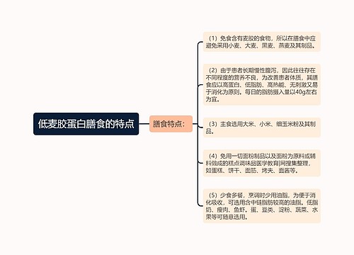 低麦胶蛋白膳食的特点