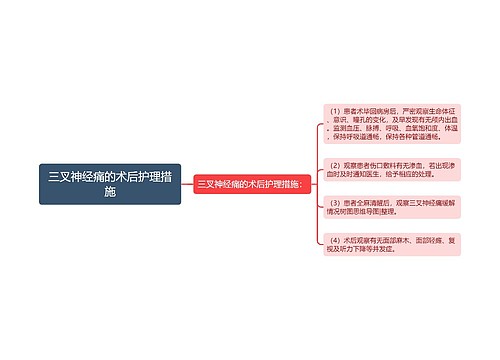 三叉神经痛的术后护理措施