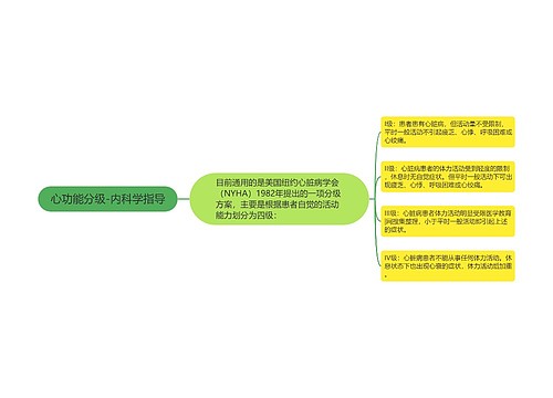 心功能分级-内科学指导