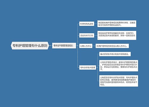 专科护理管理有什么原则