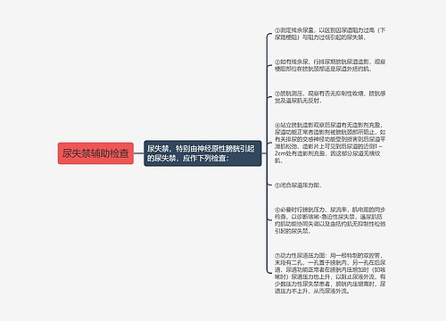 尿失禁辅助检查