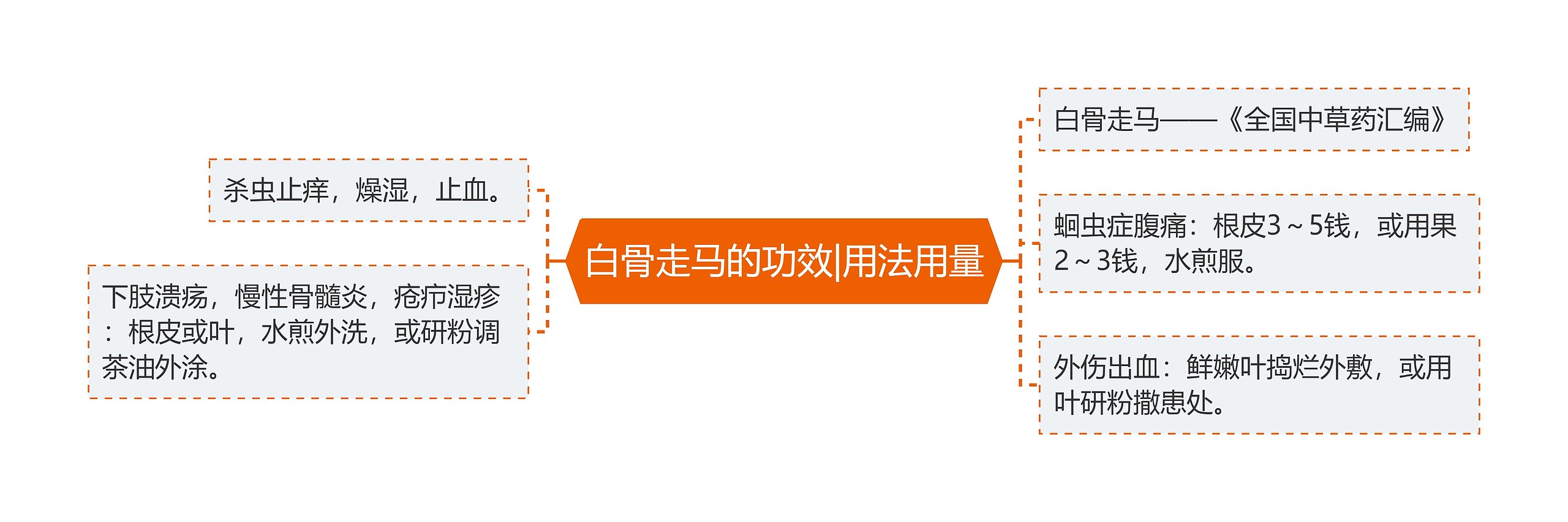 白骨走马的功效|用法用量 白骨走马的功效|用法用量