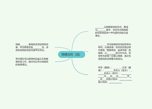 捐赠合同（四）