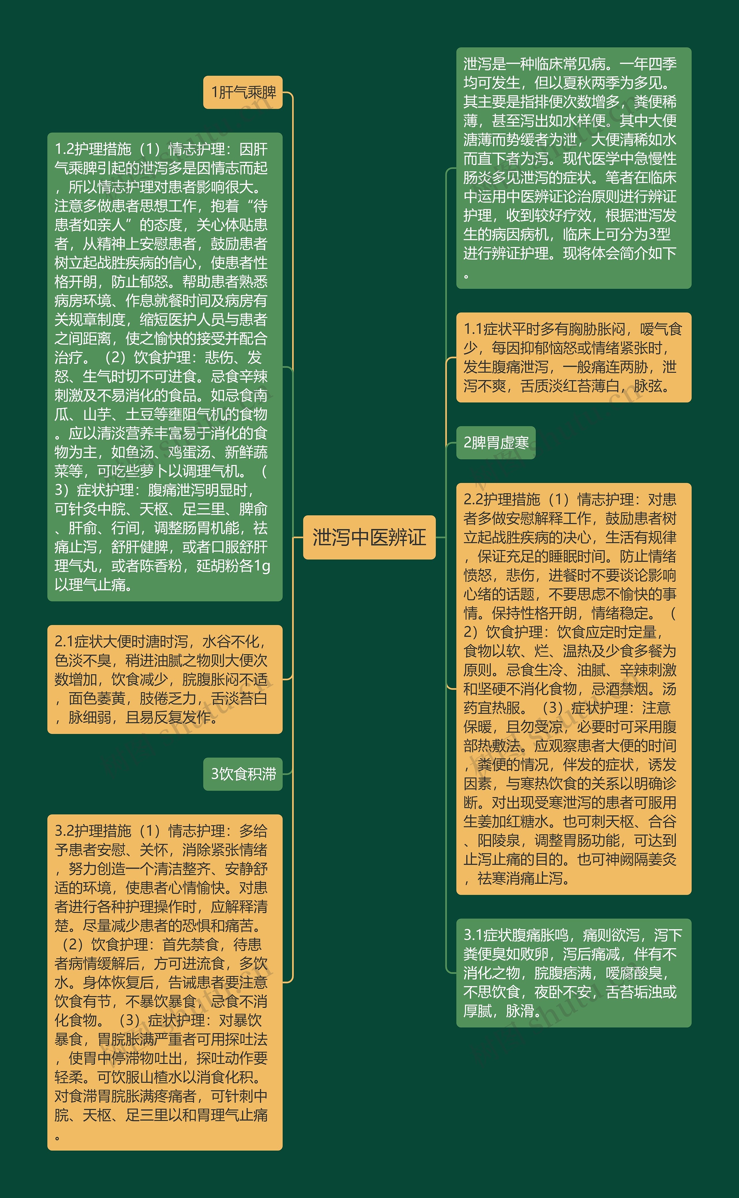泄泻中医辨证