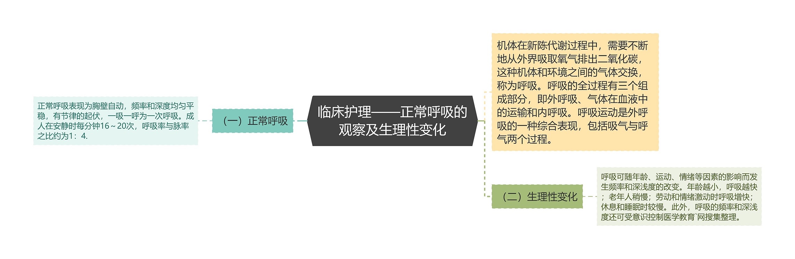 临床护理——正常呼吸的观察及生理性变化