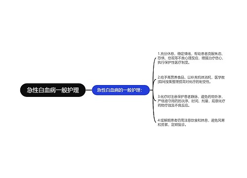 急性白血病一般护理