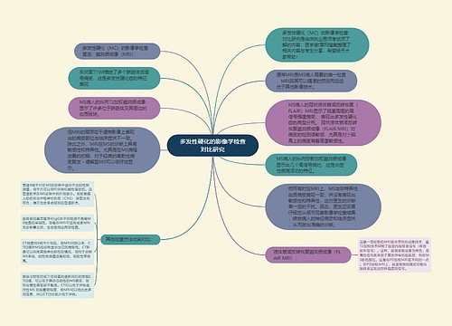 多发性硬化的影像学检查对比研究