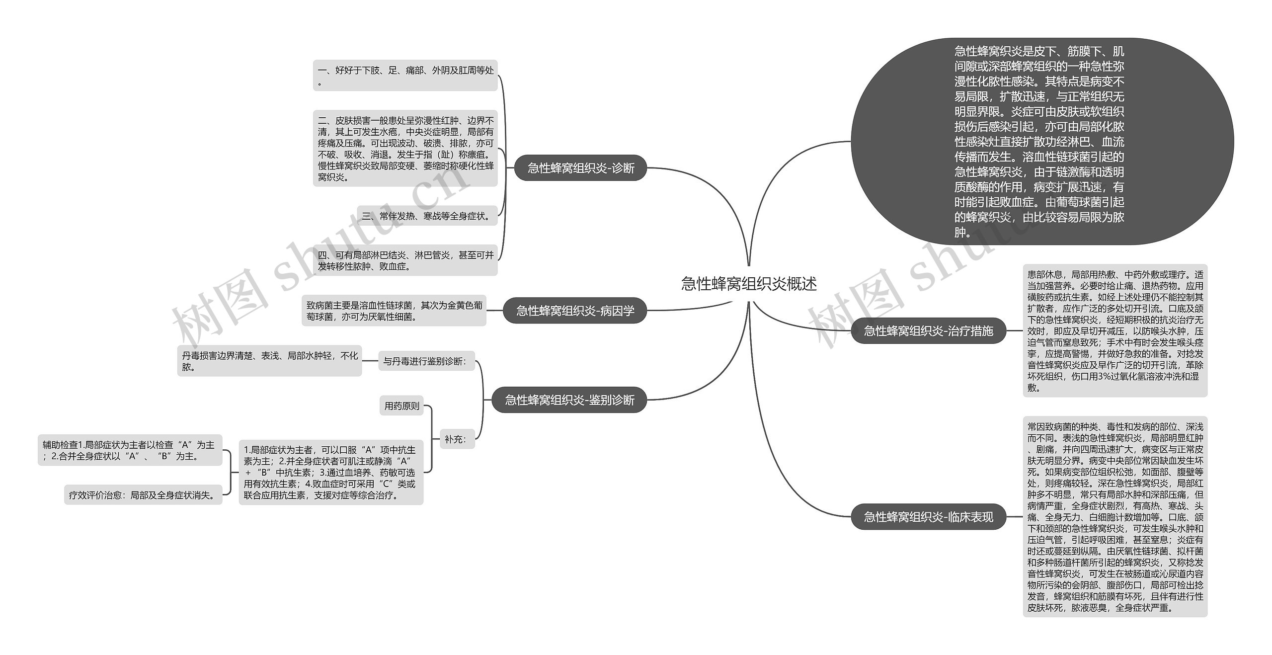 急性蜂窝组织炎概述 急性蜂窝组织炎概述