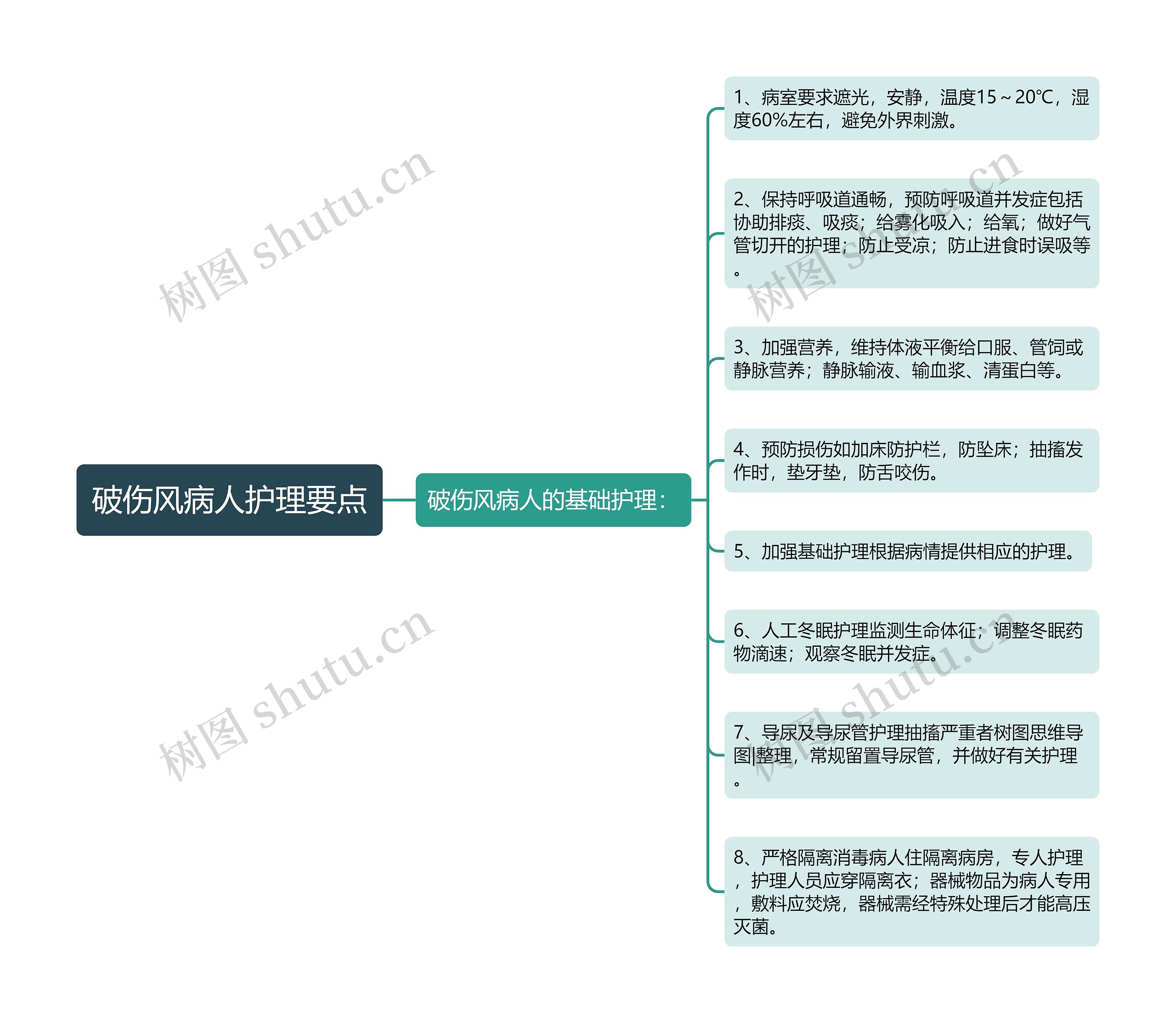 破伤风病人护理要点