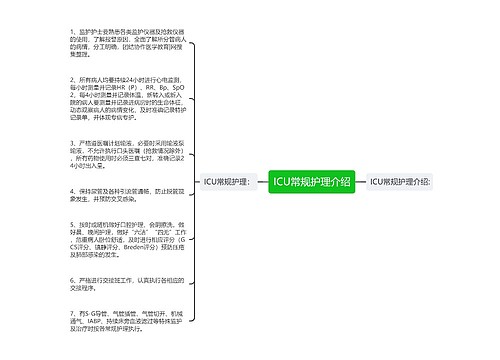 ICU常规护理介绍