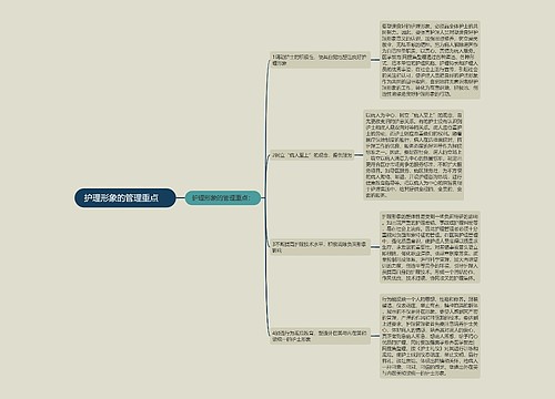 护理形象的管理重点　